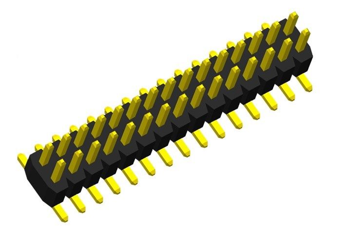 2列Pinヘッダーのコネクターの単一のプラスチックSMTタイプPCBのピン コネクタ1.0mm