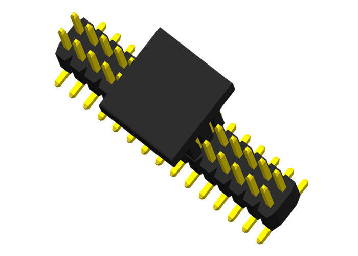 1.0mmのオス・コネクタPinヘッダーの帽子の縦の台紙2x15の倍の列30 Pin