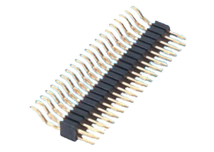 二重列Pinヘッダー横のSMTのタイプ2x20 Pinヘッダーの黒1.27mm