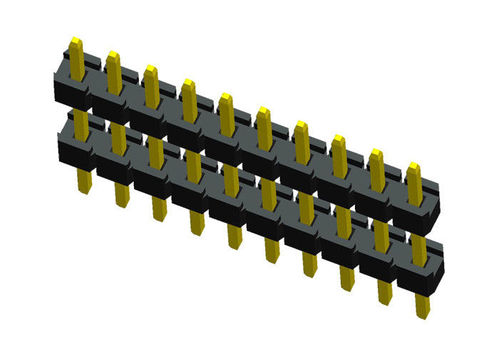 二重プラスチック10 Pinヘッダーのコネクター180度のタイプPCBのピン コネクタ