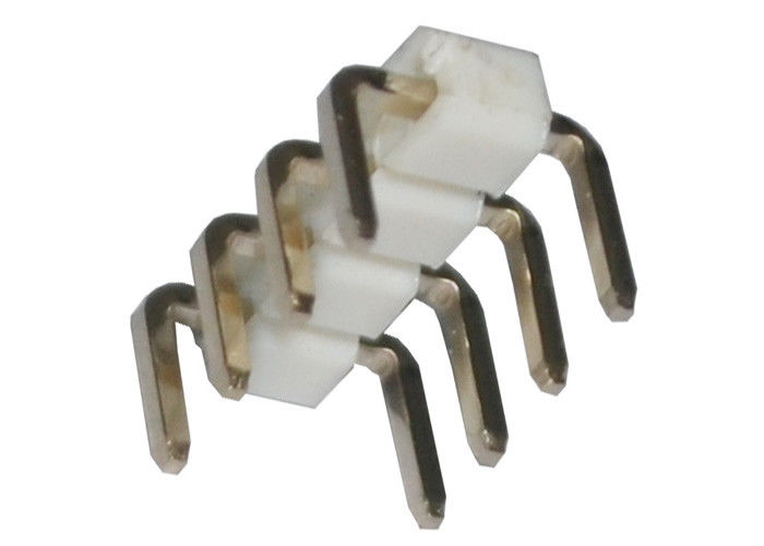 Uのタイプ4 Pinヘッダーのコネクター ピッチ2.54mmの単一の列90度