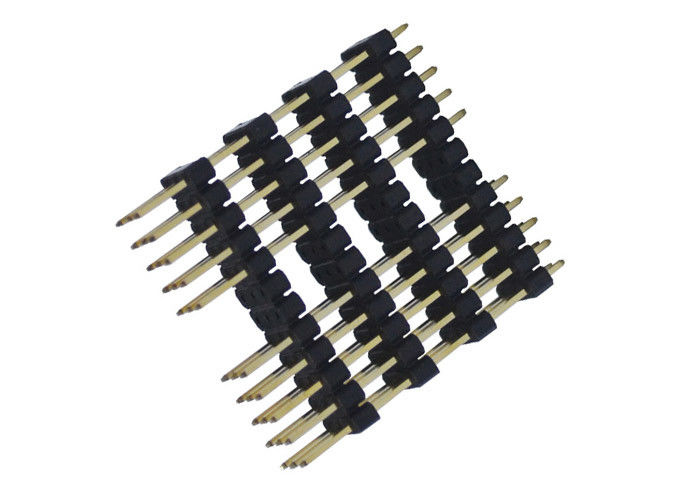 3列Pinヘッダーのコネクター2.54mmピッチ180度のタイプ4プラスチック