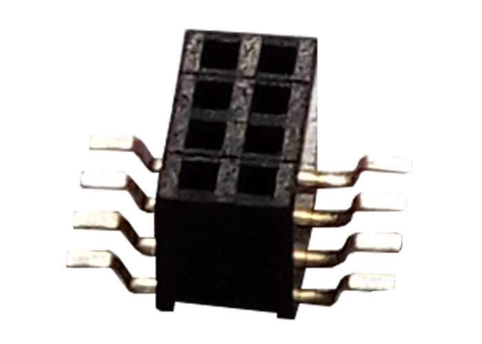 8 Pin女性ヘッダーのコネクターの単一の列SMTのタイプ1.27mm x 3.4mm