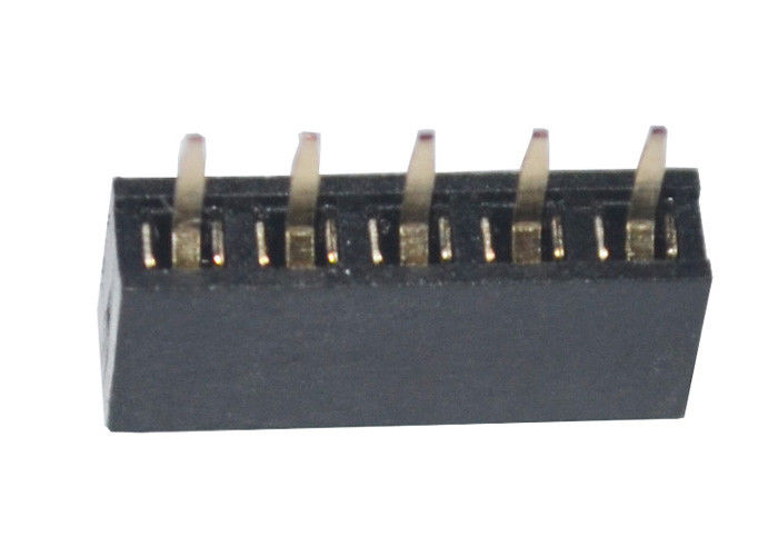 黒くまっすぐなタイプ女性ヘッダーのコネクターの単一の列2mmピッチ5 Pin