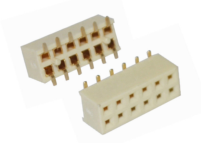 12 Pinヘッダーのコネクター女性PCBのコネクターの二重列SMTのタイプ2.0mmピッチ