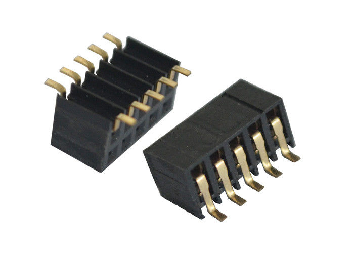 表面の台紙Pinヘッダーの黒2.0mmピッチの単一の列5 Pinの女性ヘッダー