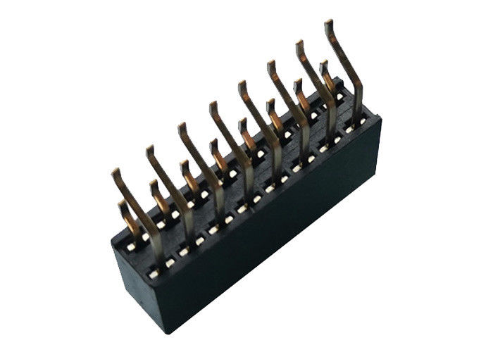 横の二重列女性ヘッダーのコネクター2.54mm SMTのタイプ16 Pin