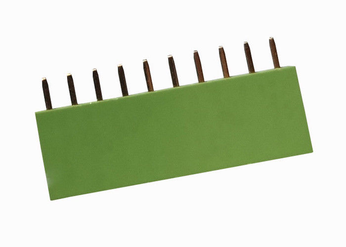 まっすぐな二重列ヘッダーのコネクターの緑2.54 Mm女性ヘッダー10 Pin