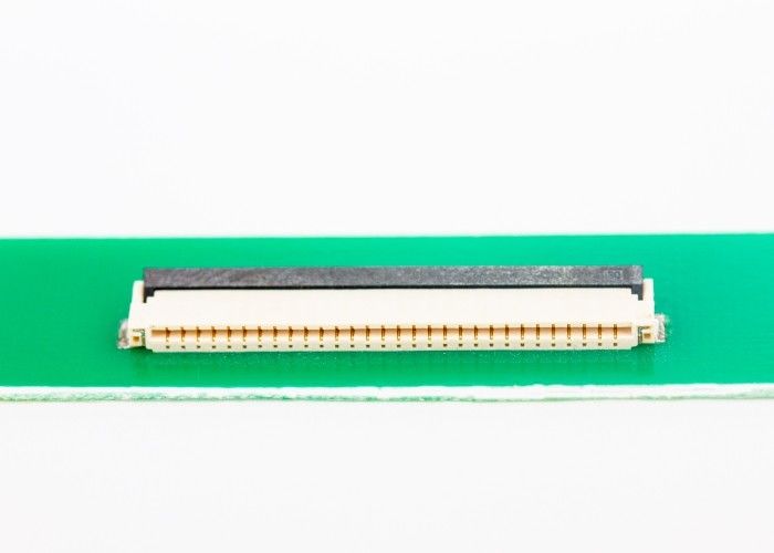 1.0MMピッチのプラスチックFFC FPCコネクターの高さ2.0MMの二重味方された接触