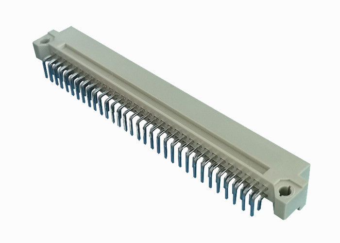 男性DIN 41612 PCBのピン コネクタ2X32 Pinの直角のタイプ64Wの男性