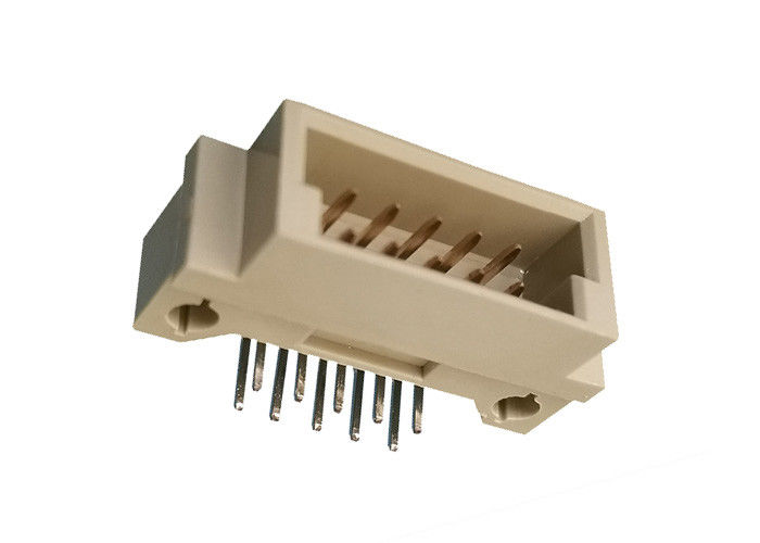 PCB板のための女性のまっすぐな2x5 PinヘッダーDIN 41612 180 Degreの二重列