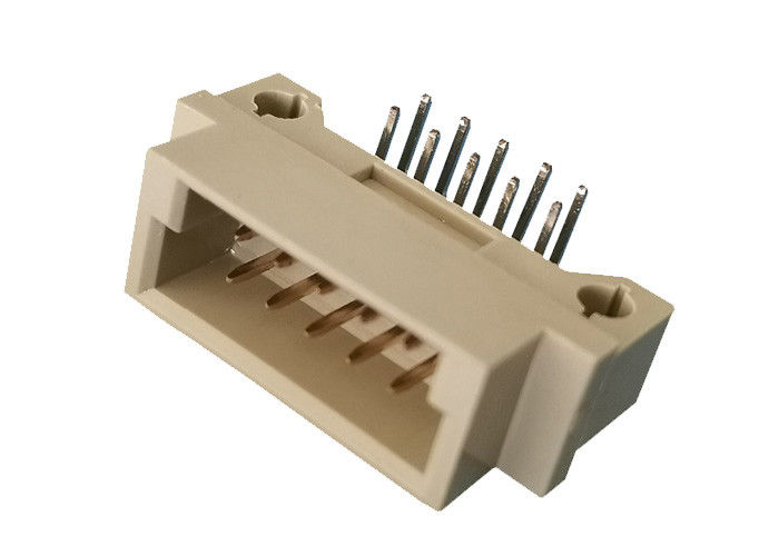 PCB板のための女性のまっすぐな2x5 PinヘッダーDIN 41612 180 Degreの二重列
