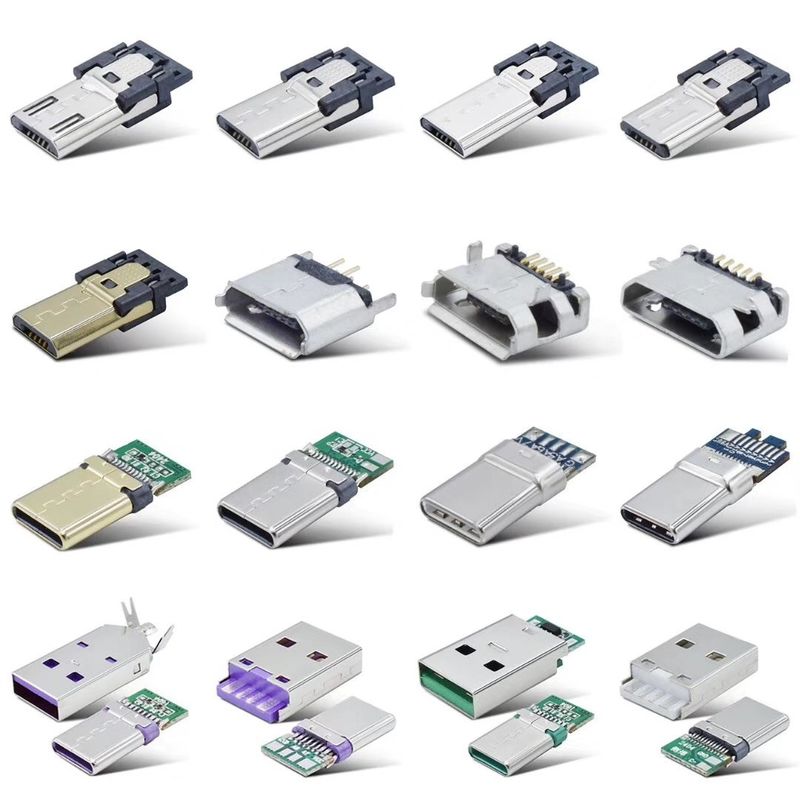 CにマイクロUsbのコネクターを充満/データ機能のステンレス鋼の貝タイプして下さい