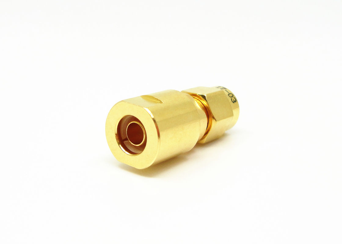 小型サイズのLMR200 MF147B CXN3449ケーブルのための真鍮の男性SMAのコネクター