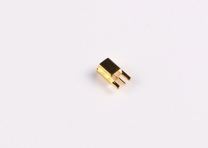 PCBの台紙のための男性プラグMCX RFのコネクターの真鍮ケーブルの同軸コネクタ
