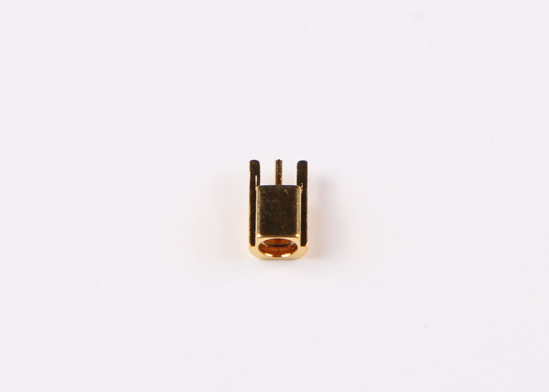 PCBの台紙のための男性プラグMCX RFのコネクターの真鍮ケーブルの同軸コネクタ