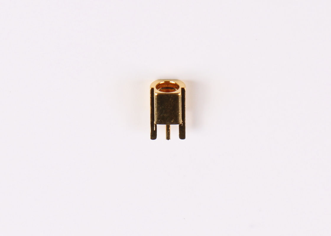 PCBの台紙のための男性プラグMCX RFのコネクターの真鍮ケーブルの同軸コネクタ