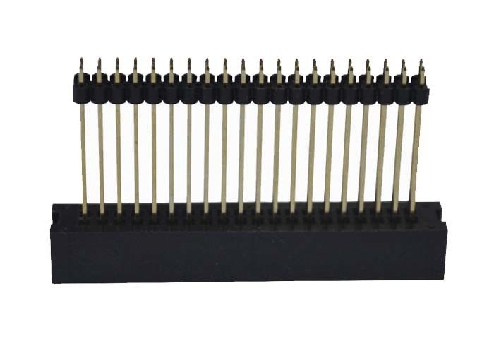 PCB板タイプ2.0 Mmのピッチのコネクター40 Pinのすくいの二重プラスチックまっすぐ