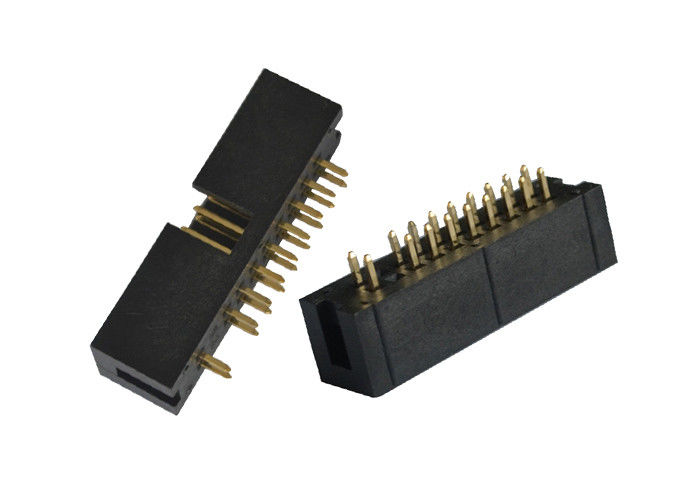大きい現在の箱ヘッダーのコネクター20 Pinは2 Pin 2.54mmをまっすぐに空けます