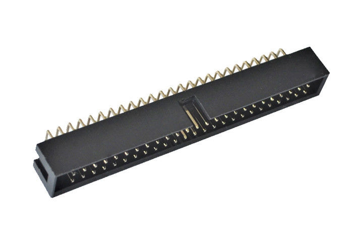 直角PCBのコネクター90度箱のタイプ2.54mmピッチ50 Pinヘッダー