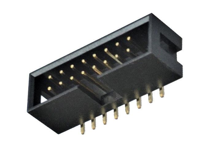 男性箱ヘッダーのコネクター2.54mmピッチSMTのタイプPBT/PA6Tの絶縁体材料