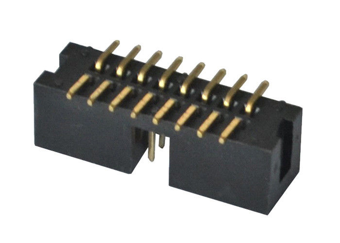 男性箱ヘッダーのコネクター2.54mmピッチSMTのタイプPBT/PA6Tの絶縁体材料