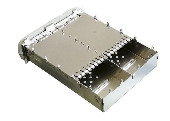 QSFP14 SFPのおりのコネクター2の港1x2の連動40GイーサネットはEMIのガスケットによって適用しました