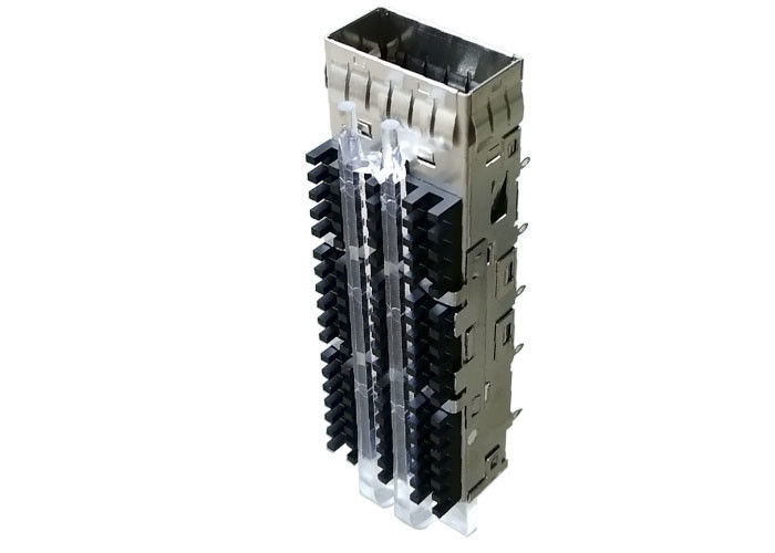 QSFP14光学モジュールのためのQSFPのおりSFPのおりのコネクターの単一の港