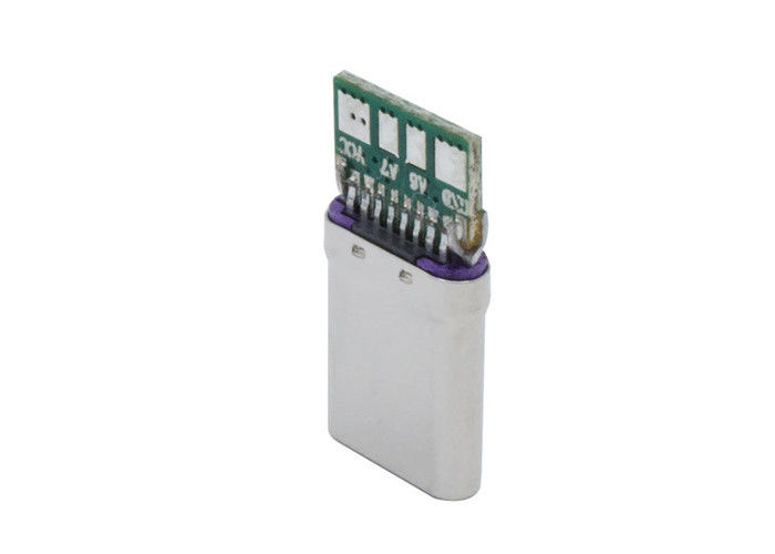 2.0 USB Cのコネクター1年の保証が付いている男性の溶接USB Cケーブル ジャック