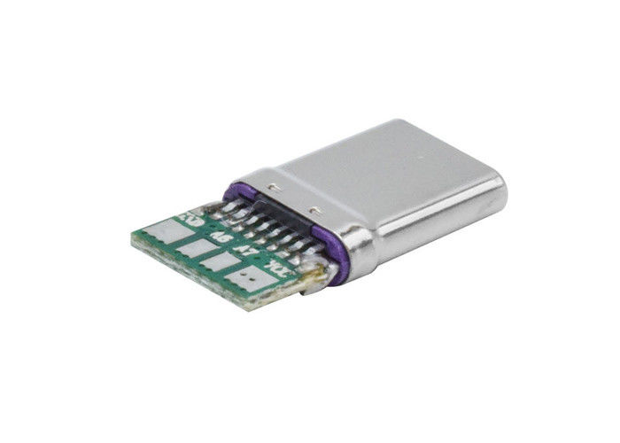 2.0 USB Cのコネクター1年の保証が付いている男性の溶接USB Cケーブル ジャック