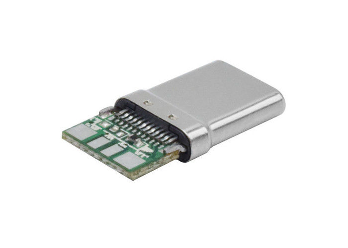 10携帯電話のためのPin Usb 3.1のタイプCのコネクターの男性のはんだの耐久財