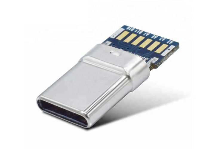 PCBのオス・コネクタが付いているUSB Cのコネクター3.1/3.0/2.0の平野の貝