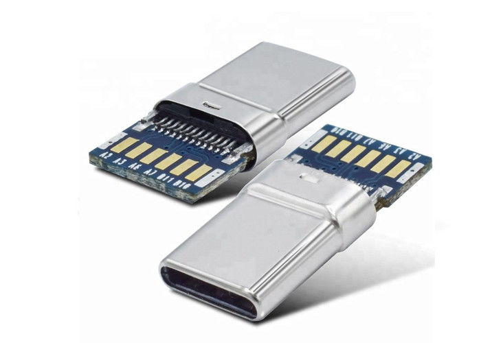 16 Pin Usb 3.1 Cのコネクター、PCB板が付いているUsb 3.0のタイプCのコネクター
