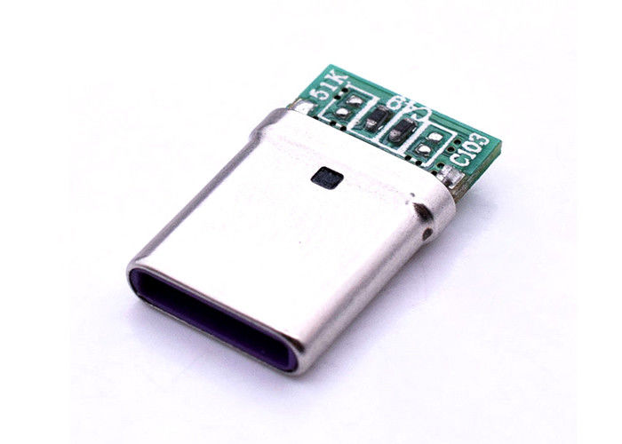 16 Pin Usb 3.1 Cのコネクター、PCB板が付いているUsb 3.0のタイプCのコネクター