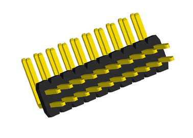 二重列直角のタイプ1.27 MmのPinヘッダーのコネクターの2x10